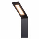 Paletto luminoso alto per esterno in alluminio con diffusore a LED moderno