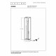 Piantana a 3 lampadine con struttura in metallo dalle linee moderne ed eleganti