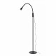 Piantana a LED dimmerabile con base in metallo e diffusore orientabile in pvc
