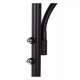 Piantana a LED dimmerabile con struttura in metallo moderna con doppio diffusore