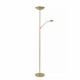 Piantana a LED dimmerabile con struttura in metallo moderna con doppio diffusore