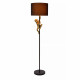 Piantana con base e struttura in metallo e scimmietta in PVC dal design moderno