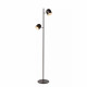 Piantana dal design moderno con base in metallo e 2 diffusori LED orientabili
