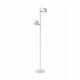 Piantana dal design moderno con base in metallo e 2 diffusori LED orientabili