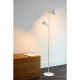 Piantana dal design moderno con base in metallo e 2 diffusori LED orientabili