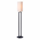 Piantana di design con struttura in acciaio e diffusore in tessuto