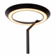 Piantana in metallo dal design moderno con diffusore a led dimmerabile