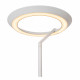 Piantana in metallo dal design moderno con diffusore a led dimmerabile