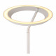 Piantana in metallo dal design moderno con diffusore a led dimmerabile