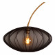 Piantana Lampada da terra con diffusore in tessuto rotondo dal design moderno