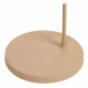 Piantana Lampada da terra con diffusore in tessuto rotondo dal design moderno