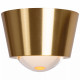 Plafoniera a LED rotonda con struttura in metallo