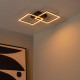 Plafoniera da soffitto con struttura in alluminio e diffusore a LED
