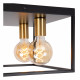 Plafoniera da soffitto con struttura in metallo dal design moderno ed elegante
