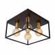 Plafoniera da soffitto con struttura in metallo dal design moderno ed elegante