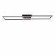 Plafoniera da soffitto grande con struttura in alluminio e diffusore a LED