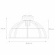 Plafoniera da soffitto piccola in metallo dal design moderno ed elegante
