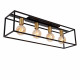 Plafoniera grande con struttura in metallo dal design moderno ed elegante
