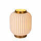 Plafoniera in metallo e diffusore in porcellana dal design elegante
