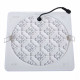 Plafoniera quadrata diffusore a LED dimmerabile struttura in alluminio moderna