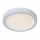 Plafoniera rotonda a LED con struttura in alluminio dal design semplice