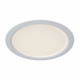 Plafoniera rotonda a LED con struttura in alluminio dal design semplice