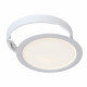 Plafoniera rotonda a LED con struttura in alluminio dal design semplice