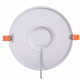 Plafoniera rotonda a LED con struttura in alluminio dal design semplice