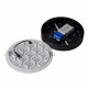 Plafoniera rotonda diffusore a LED dimmerabile struttura in alluminio moderna
