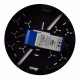 Plafoniera rotonda diffusore a LED dimmerabile struttura in alluminio moderna