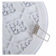 Plafoniera rotonda diffusore a LED dimmerabile struttura in alluminio moderna