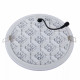 Plafoniera rotonda diffusore a LED dimmerabile struttura in alluminio moderna