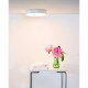 Plafoniera rotonda diffusore a LED dimmerabile struttura in alluminio moderna