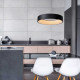 Sospensione moderna in alluminio e diffusore a LED integrato e dimmerabile