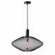 Sospensione singola con diffusore in metallo intrecciato dal design moderno