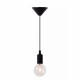 Sospensione singola con struttura in pvc dallo stile semplice e moderno