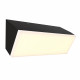 Applique LED da esterno in alluminio con diffusore orizzontale in acrilico