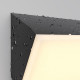 Applique LED mini da esterno in alluminio con diffusore orizzontale in acrilico