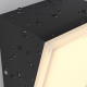 Applique a LED da esterno in alluminio con diffusore verticale in acrilico