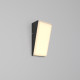 Applique a LED da esterno in alluminio con diffusore verticale in acrilico