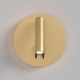 Applique a LED ultramoderna con paralume orientabile in metallo
