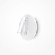 Applique a LED ultramoderna con paralume orientabile in metallo