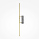 Applique a muro a LED con struttura in metallo dal design moderno
