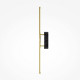 Applique a muro a LED con struttura in metallo dal design moderno