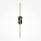 Applique a muro a LED con struttura in metallo dal design moderno