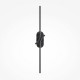 Applique a muro a LED con struttura in metallo dal design moderno