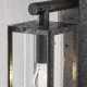 Applique da esterno con struttura in alluminio e diffusore in acrilico