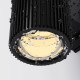 Applique da esterno grande con struttura in metallo doppio diffusore