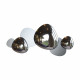 Applique da parete a led con diffusore in vetro dal design moderno