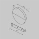Applique da parete a LED con struttura in alluminio dal design moderno